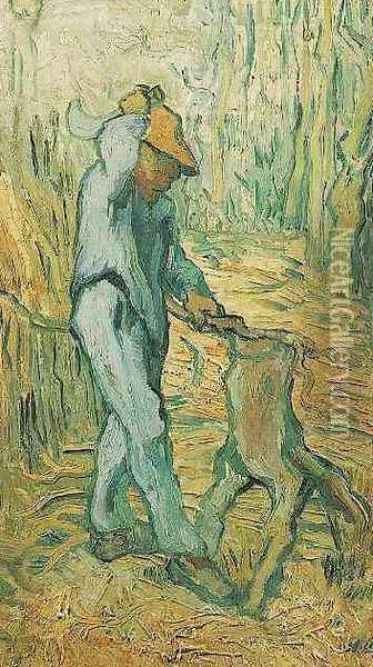 The Woodcutter (after Millet) Oil Painting - Vincent Van Gogh