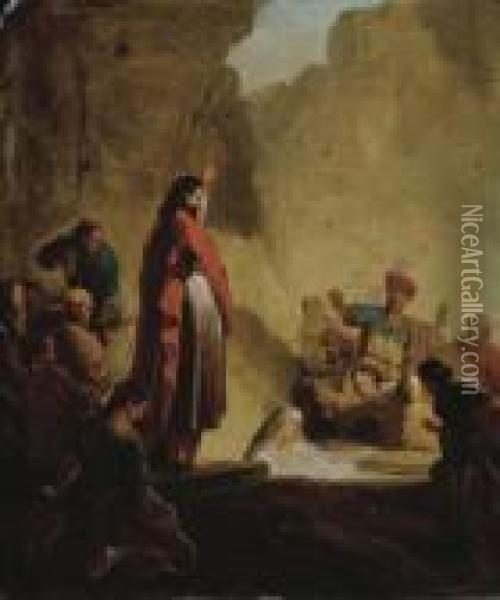 The Raising Of Lazarus Oil Painting - Jacob Willemsz de Wet the Elder