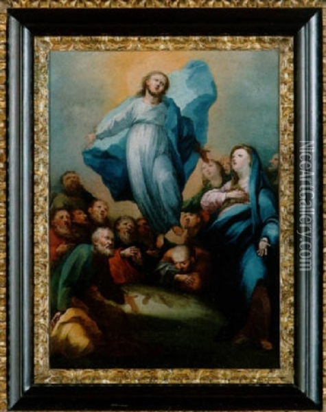 Ascensione Oil Painting - Domenico Gargiulo