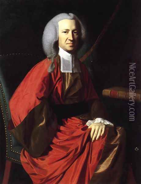Portrait Of Judge Martin Howard Oil Painting - John Singleton Copley