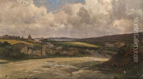 Paysage De Bretagne Oil Painting - Charles Henri Quinton