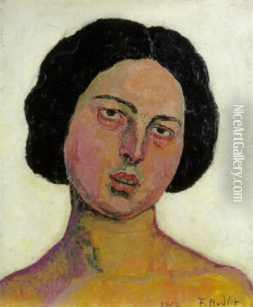 Weibliches Bildnis Oil Painting - Ferdinand Hodler