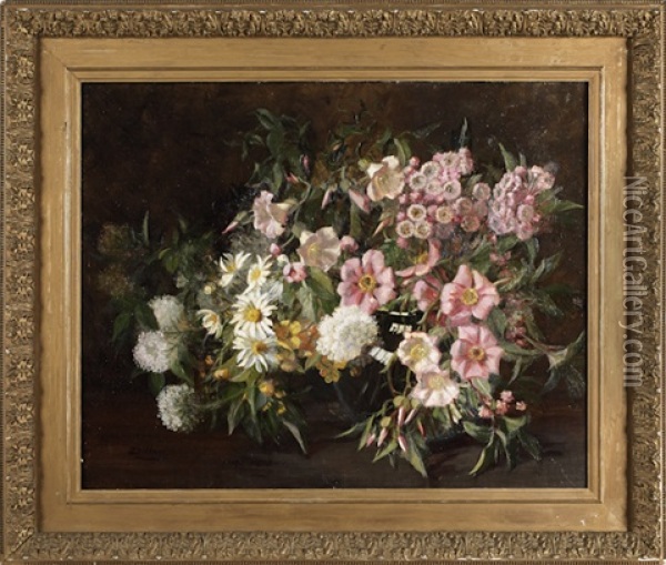Floral Still Life Oil Painting - Julia Mcentee Dillon