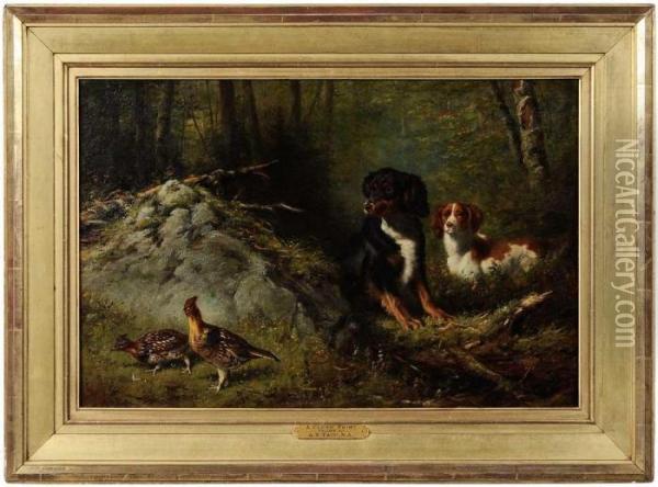 A Close Point Oil Painting - Arthur Fitzwilliam Tait