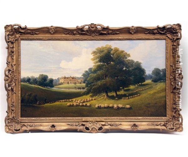 Ketteringham Hall Oil Painting - Thomas Lound
