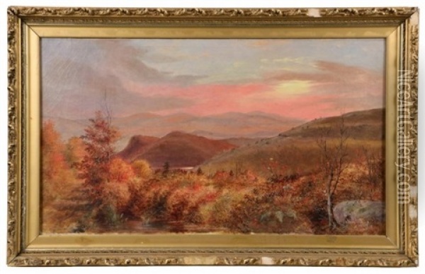 Mt. Washington, Autumn Oil Painting - John Bradley Hudson