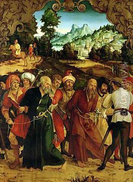 The Arrest of St Peter and St Paul Oil Painting - Hans Suess Kulmbach