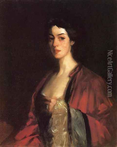 Portrait Of Katherine Cecil Sanford Oil Painting - Robert Henri