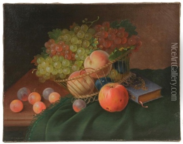 Still Life Of Fruit Oil Painting - George Forster