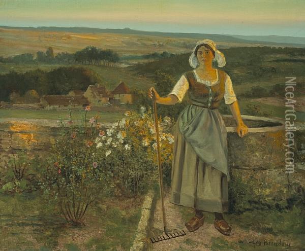 The Gleaner Oil Painting - Jean Beauduin