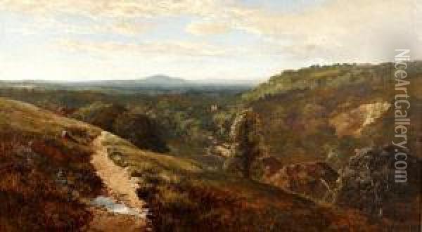 Erridge Hill, Tunbridge Wells Oil Painting - Edmund John Niemann, Snr.