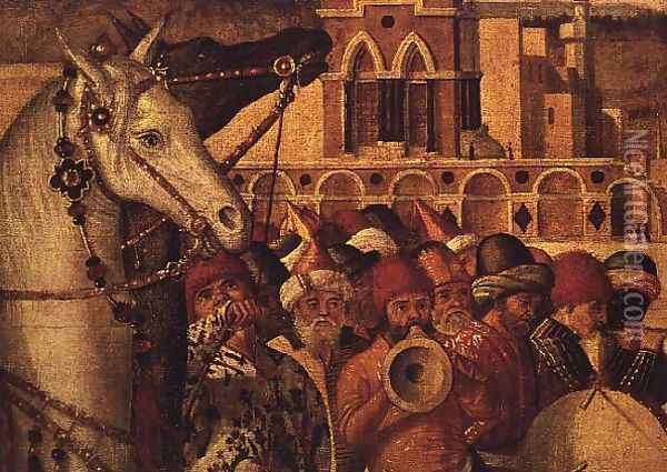 Triumph of St.George, 1501-07 (detail) Oil Painting - Vittore Carpaccio