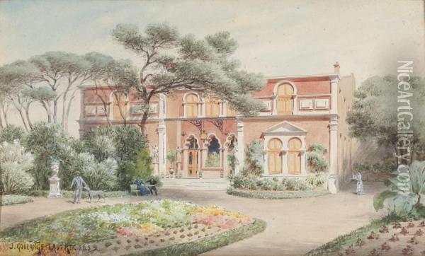 Villa Mauresque Oil Painting - Jules Coulange-Lautrec