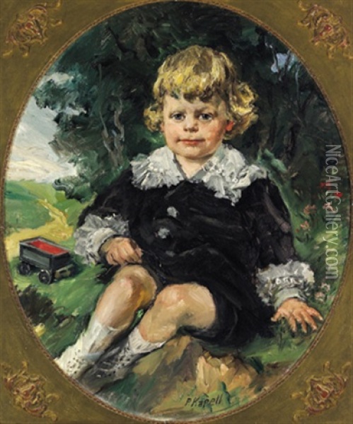 Bildnis Eines Kleinen Madchens Oil Painting - Paul Kapell