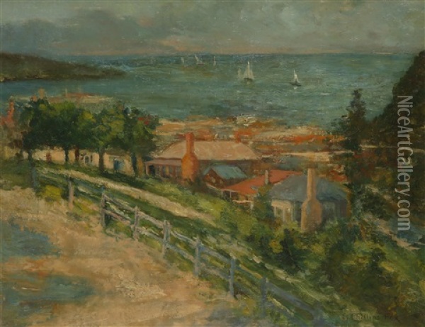 Coastal Scene Oil Painting - Emanuel Phillips Fox