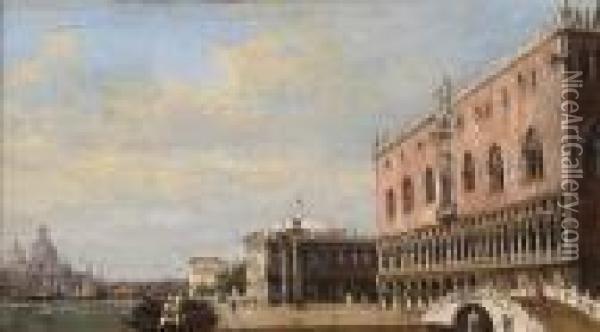 The Doge's Palace, Venice Oil Painting - Antonietta Brandeis