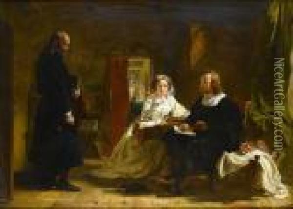 The Martin Luther Oil Painting - William Powell Frith
