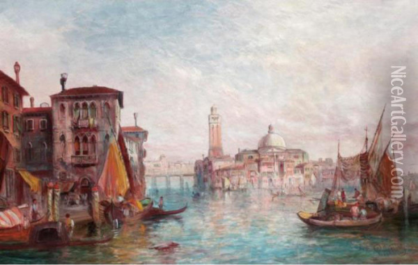 St Pietro Di Castillo, Venice Oil Painting - Alfred Pollentine