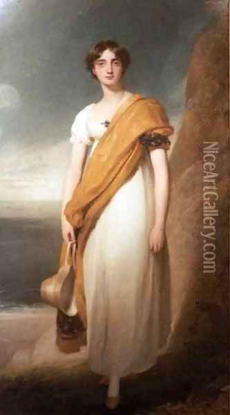 Lady Marie Oglander Oil Painting - Sir Thomas Lawrence