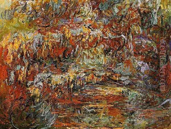 The Japanese Bridge Oil Painting - Claude Oscar Monet