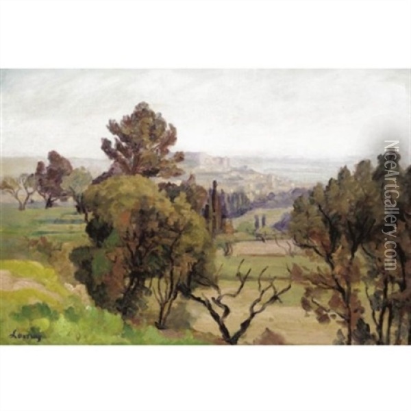 Avignon Oil Painting - Abel Louis Alphonse Lauvray