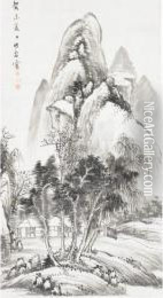 Landscape Oil Painting - Wu Zheng