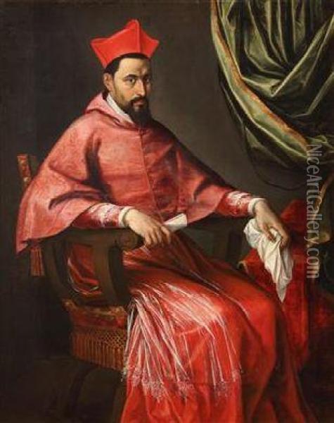 Bildnis Eines Kardinals Oil Painting - Pierre Facchetti