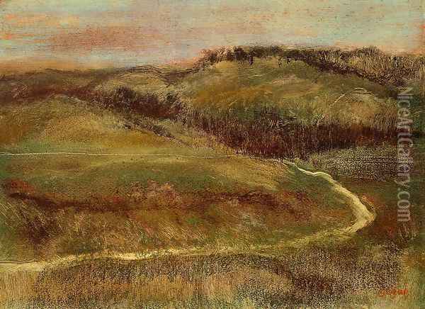 Landscape II Oil Painting - Edgar Degas