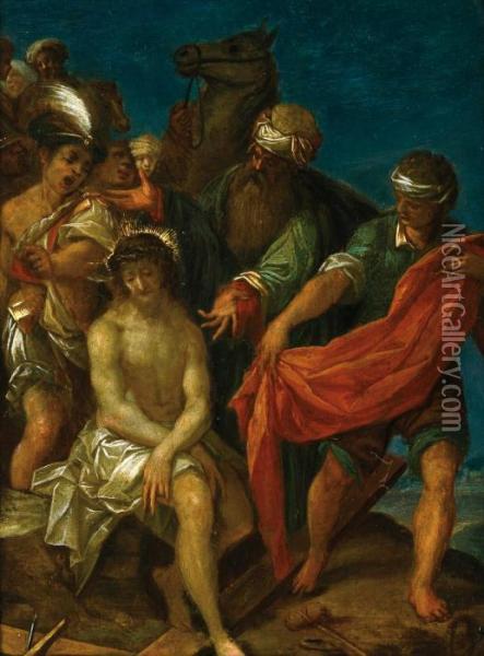 Die Entkleidung Christi Vor Der Kreuzigung Oil Painting - Hans Von Aachen