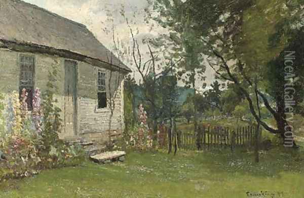 The Summer Cottage Oil Painting - John Joseph Enneking