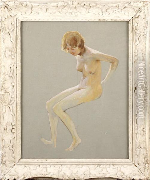 Nude Study Oil Painting - Arthur Wardle