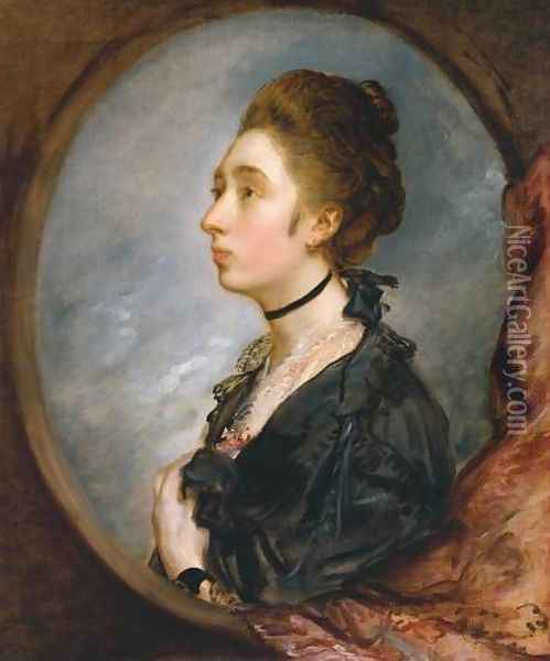 The Artist's Daughter Margaret Oil Painting - Thomas Gainsborough