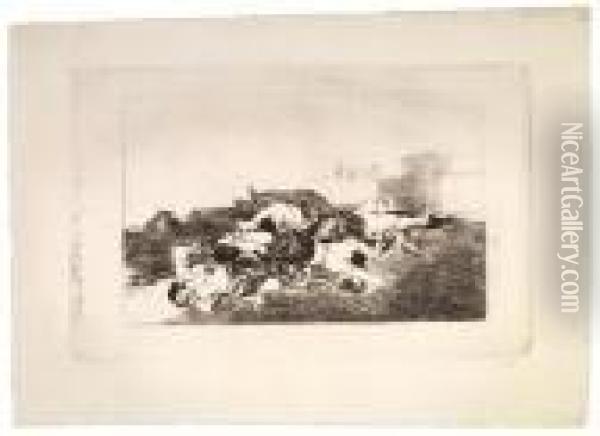 Tanto Y Mas - Even Worse - So Viel Und Noch Mehr Oil Painting - Francisco De Goya y Lucientes