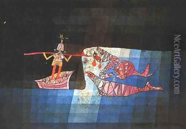 Sinbad the Sailor Oil Painting - Paul Klee