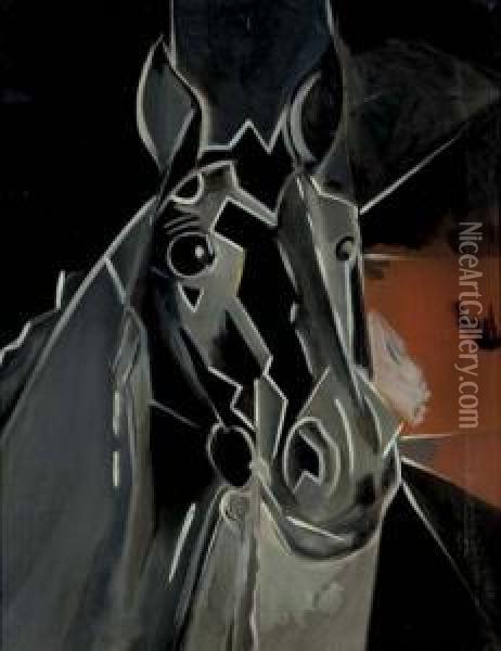 Horse's Head Oil Painting - Humphrey Jennings