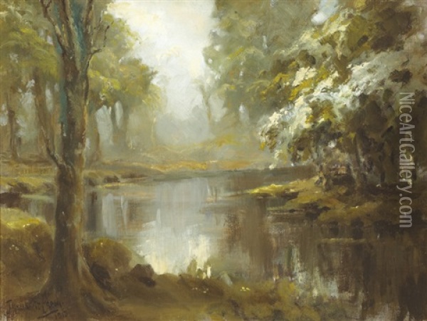 River Bend Oil Painting - James Humbert Craig