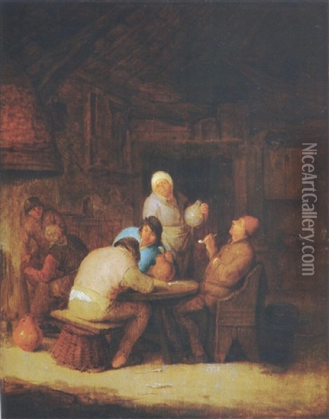 The Encampment Oil Painting - Bartholomeus Molenaer