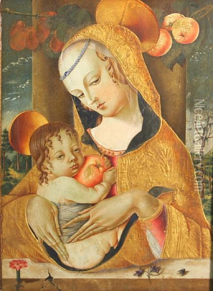 Virgin And Child Oil Painting - Carlo Crivelli