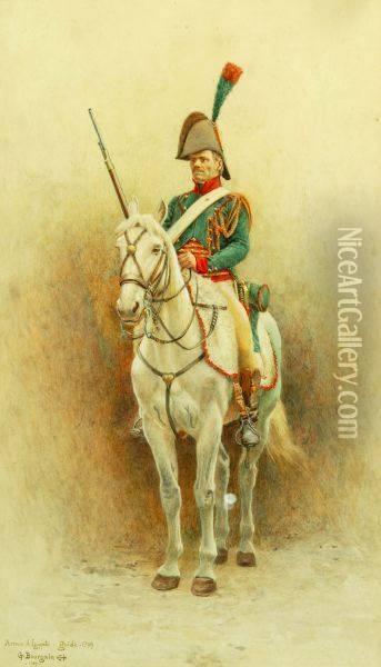 Armee D'egypte-guide - 1799 Oil Painting - Gustave Bourgain