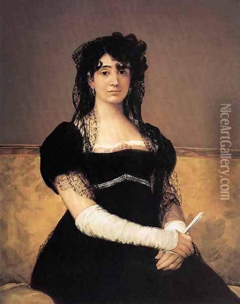 Portrait of Antonia Zarate Oil Painting - Francisco De Goya y Lucientes