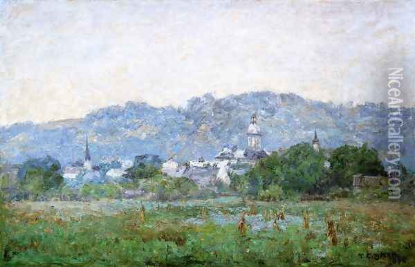 Brookville Oil Painting - Theodore Clement Steele