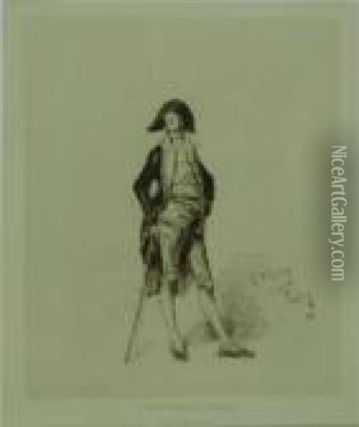 A Gentleman Of Gouda Oil Painting - Mariano Jose Maria Bernardo Fortuny y Carbo