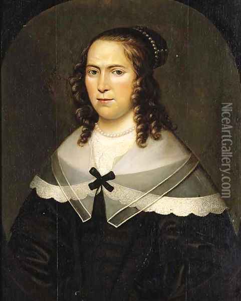 Portrait of Sybilla von Hien Oil Painting - Dutch School
