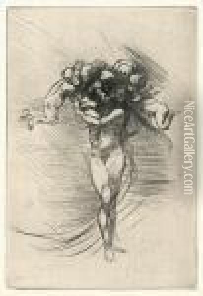 Le Printemps (deltiel 4) Oil Painting - Auguste Rodin