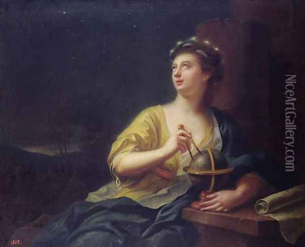 The Muse Urania, 1782 Oil Painting - Johann Heinrich The Elder Tischbein