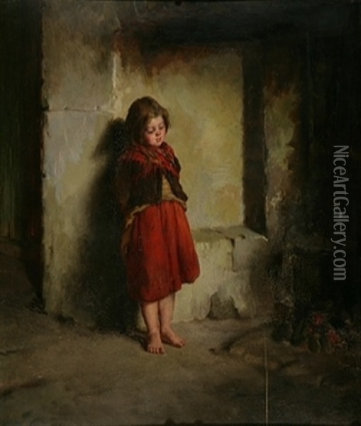 La Petite Bohemienne Oil Painting - Howard Helmick