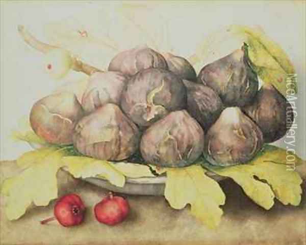 Figs Oil Painting - Giovanna Garzoni