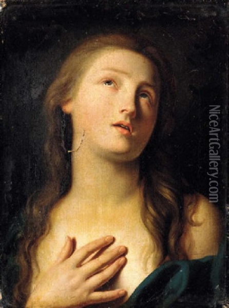 The Penitent Magdalene Oil Painting - Pietro Antonio Rotari
