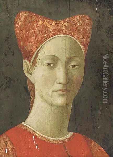 Head of a girl Oil Painting - Piero della Francesca