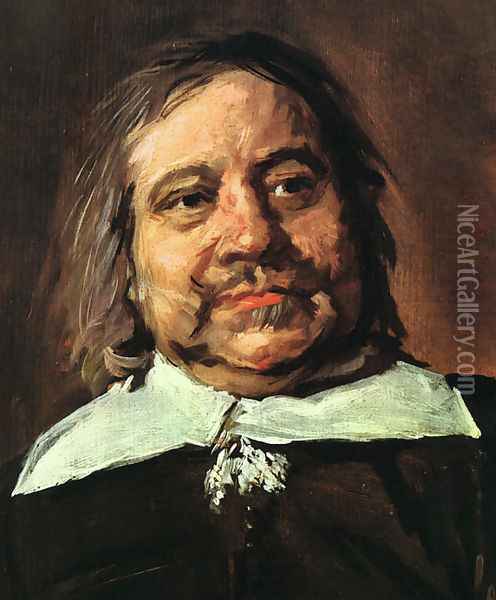 Willem Croes (detail) 1662-66 Oil Painting - Frans Hals